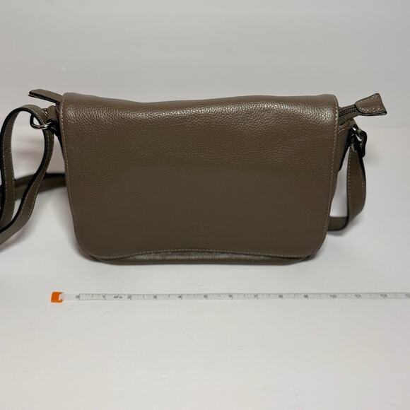 👜 French Leather Handbag Purse Shoulder Bag Crossbody Katana Paris Classic - Picture 7 of 9